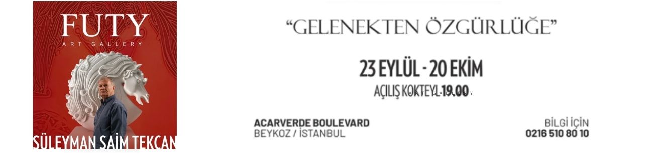 Usta sanatçı Süleyman Saim Tekcan FUTY Art Gallery’de